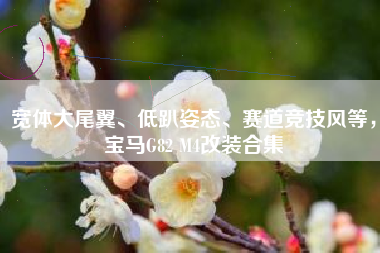 宽体大尾翼、低趴姿态、赛道竞技风等，宝马G82 M4改装合集